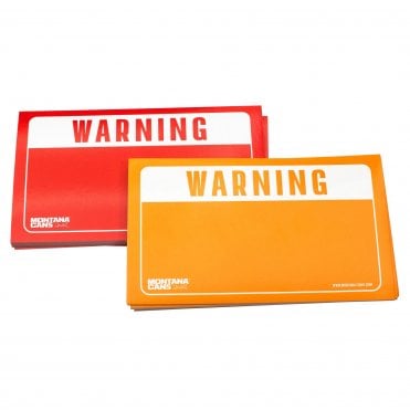 Warning Sticker Pack - Red/Yellow