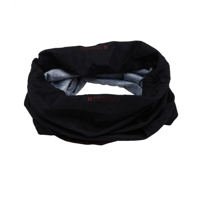 Mr. Serious Black Tunnel Scarf