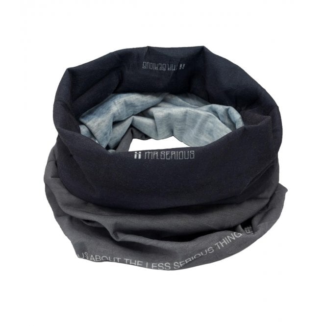 Mr. Serious Grey Tunnel Scarf