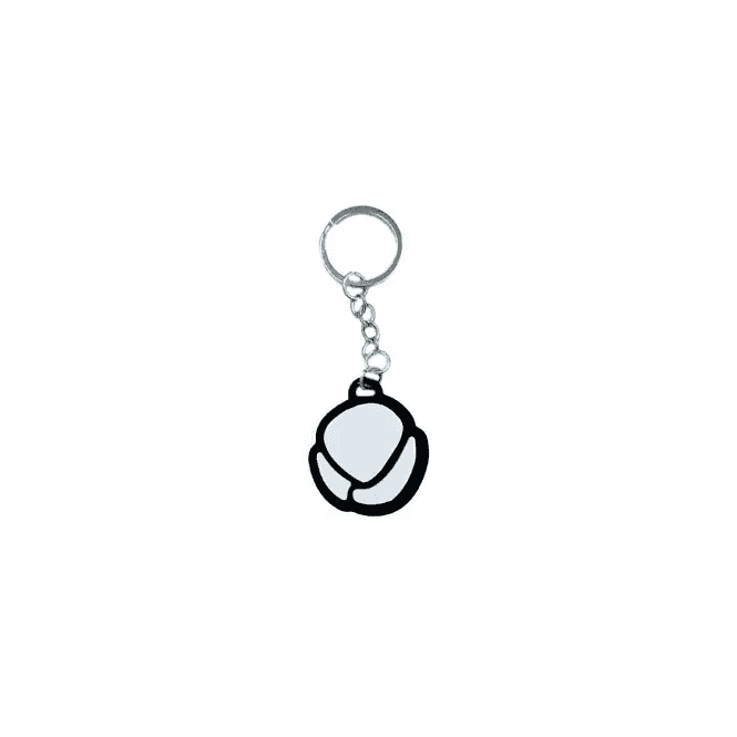MTN Black & White Logo Keychain