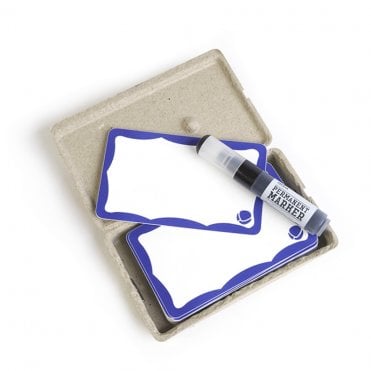 WTF Permanent Stickers: Blue Frame