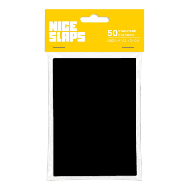 Nice Slaps - Blank Black Stickers (50)