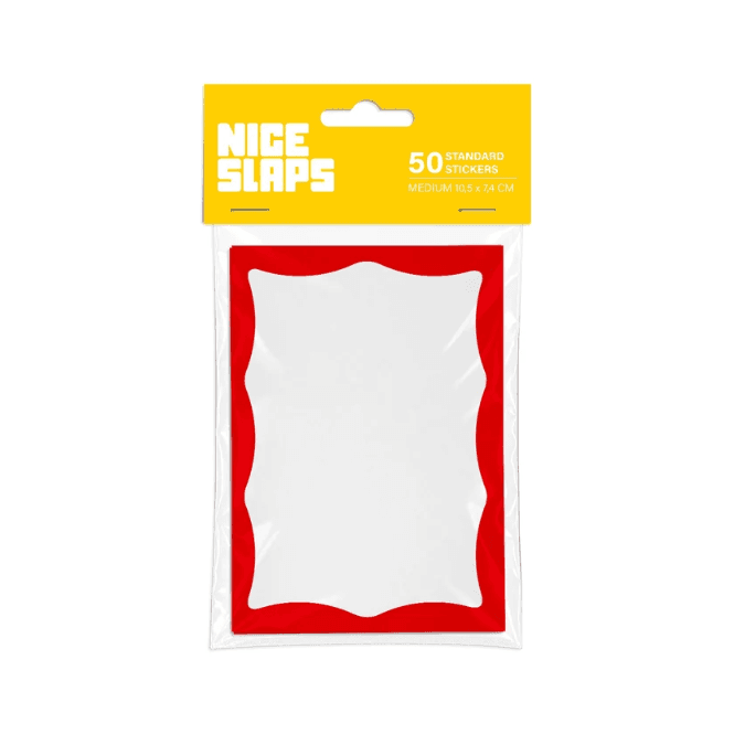 Nice Slaps - Frame Red Stickers (50)
