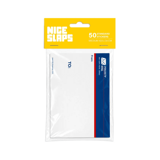 Nice Slaps - Priority Mail Blue Stickers (50)