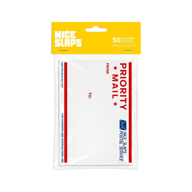 Nice Slaps - Priority Mail Large Stickers (50)