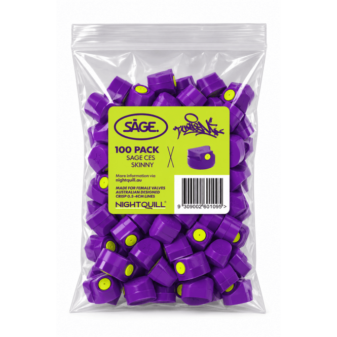 Night Quill Sage CES Skinny Cap - 100 Pack