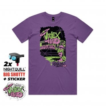 Vortex Halo x OPIUM 1 T-Shirt - Purple