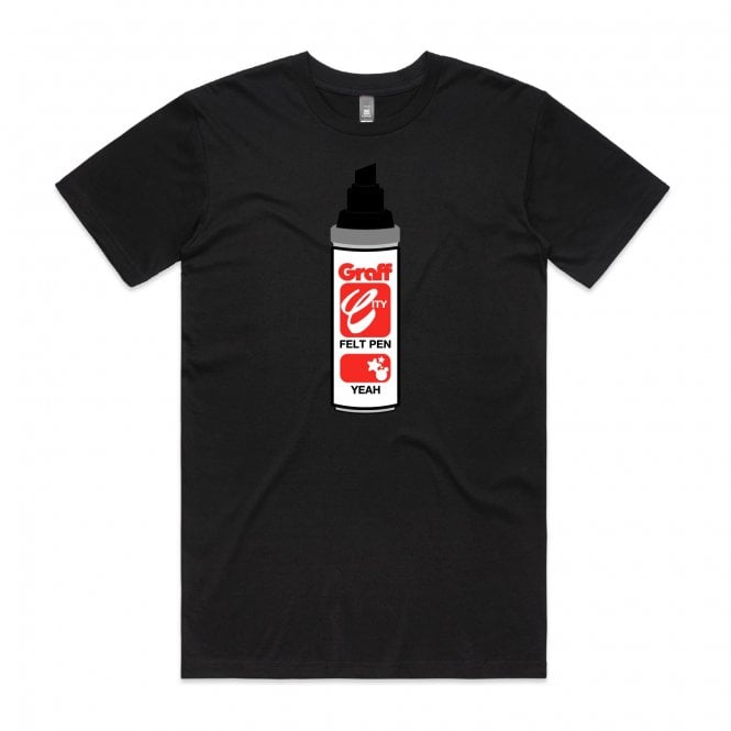 Oner Felt Pen T-Shirt (Black)