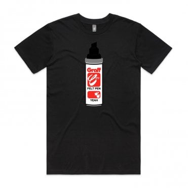 Felt Pen T-Shirt (Black)