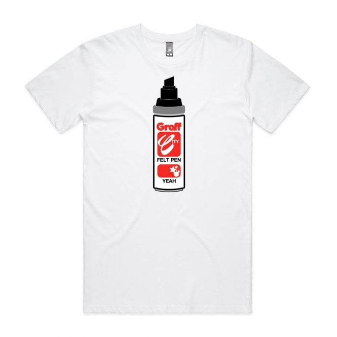 Oner Felt Pen T-Shirt (White)