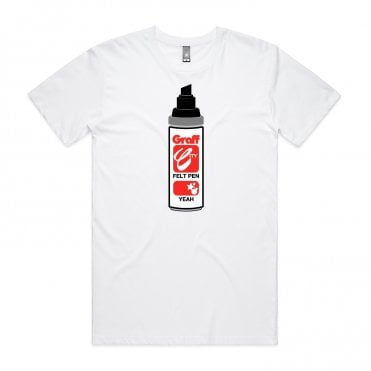 Felt Pen T-Shirt (White)