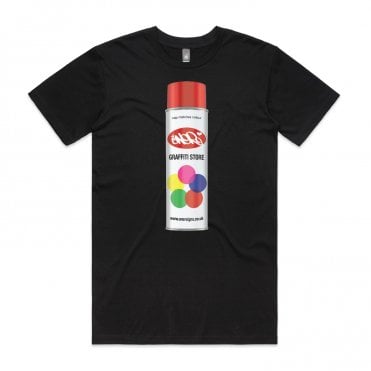 Spray Can T-Shirt (Black)