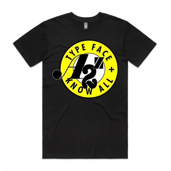 Oner Type Face T-Shirt (Black)