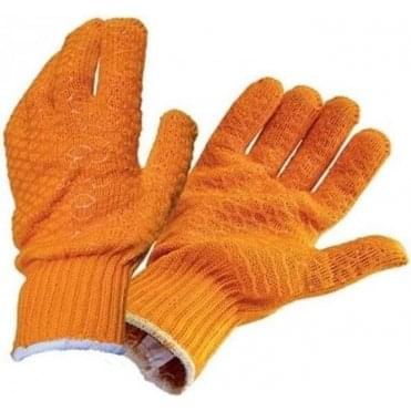 Orange Gripper Gloves