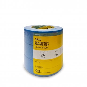 Blue Painter's Masking Tape -36mm 3 Pack