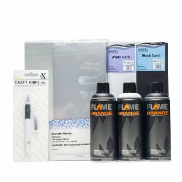 Spray Paint Stencil Kit