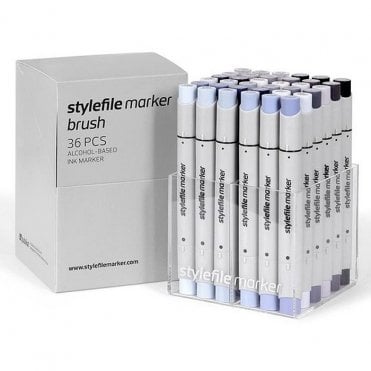Brush Marker 36 Grey Set