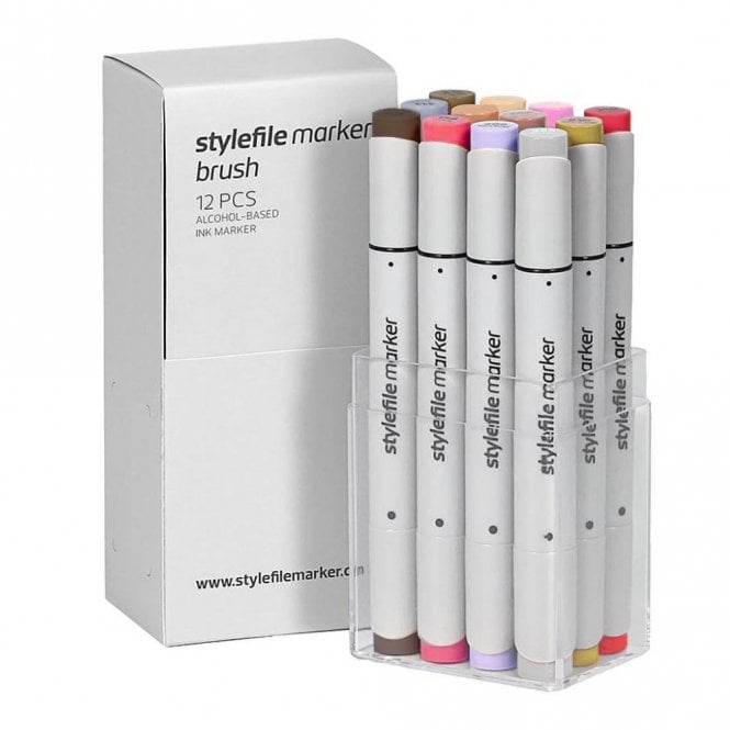 Stylefile Brush Marker Set 30 (12)