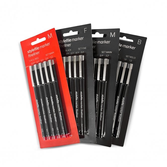 Stylefile Fineliner 4 pack Bundle