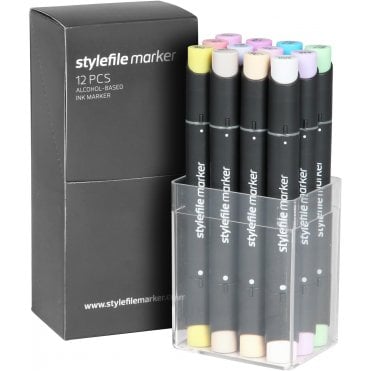Marker 12 Set Pastel