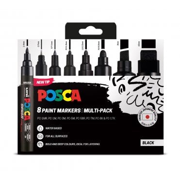 Posca Multipack - Black