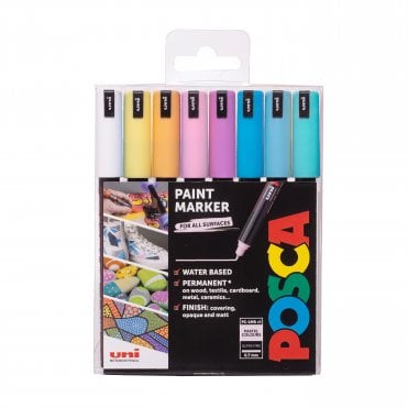 Posca PC-1MR 8 Pastel Colours