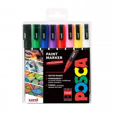 Posca PC-3M 8 Standard Colours
