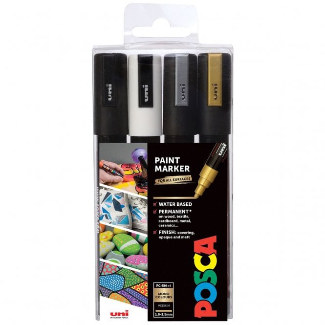 Uni Posca - PC-5M Mono Tones (4)