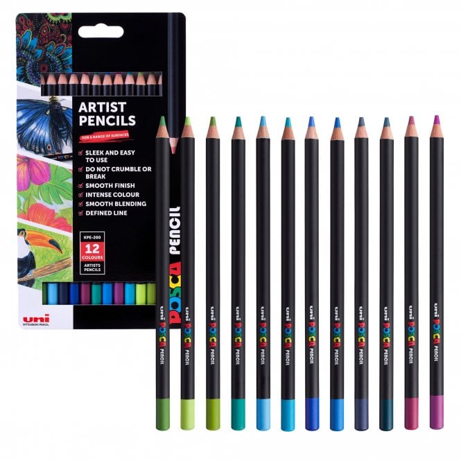 Uni Posca Pencils Set - Cosmos (12)