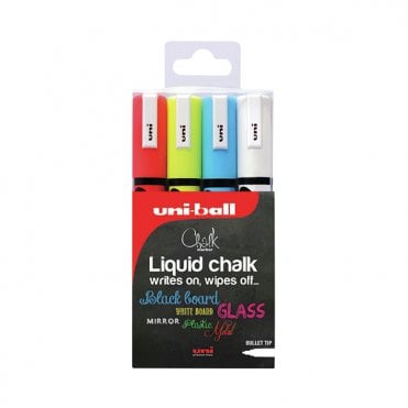 PWE-5M Chalk Marker Pack - Assorted (4)