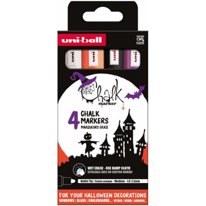Uni PWE-5M Chalk Marker Pack - Halloween (4)