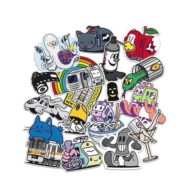 Vandals on Holidays Sticker Set - IV - Media from Graff City Ltd UK