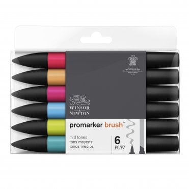BrushMarker 6 Mid Tones
