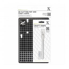 Xcut - A5 Cutting Mat and Craft Knife Set