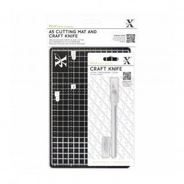 Xcut - A5 Cutting Mat & Craft Knife Set